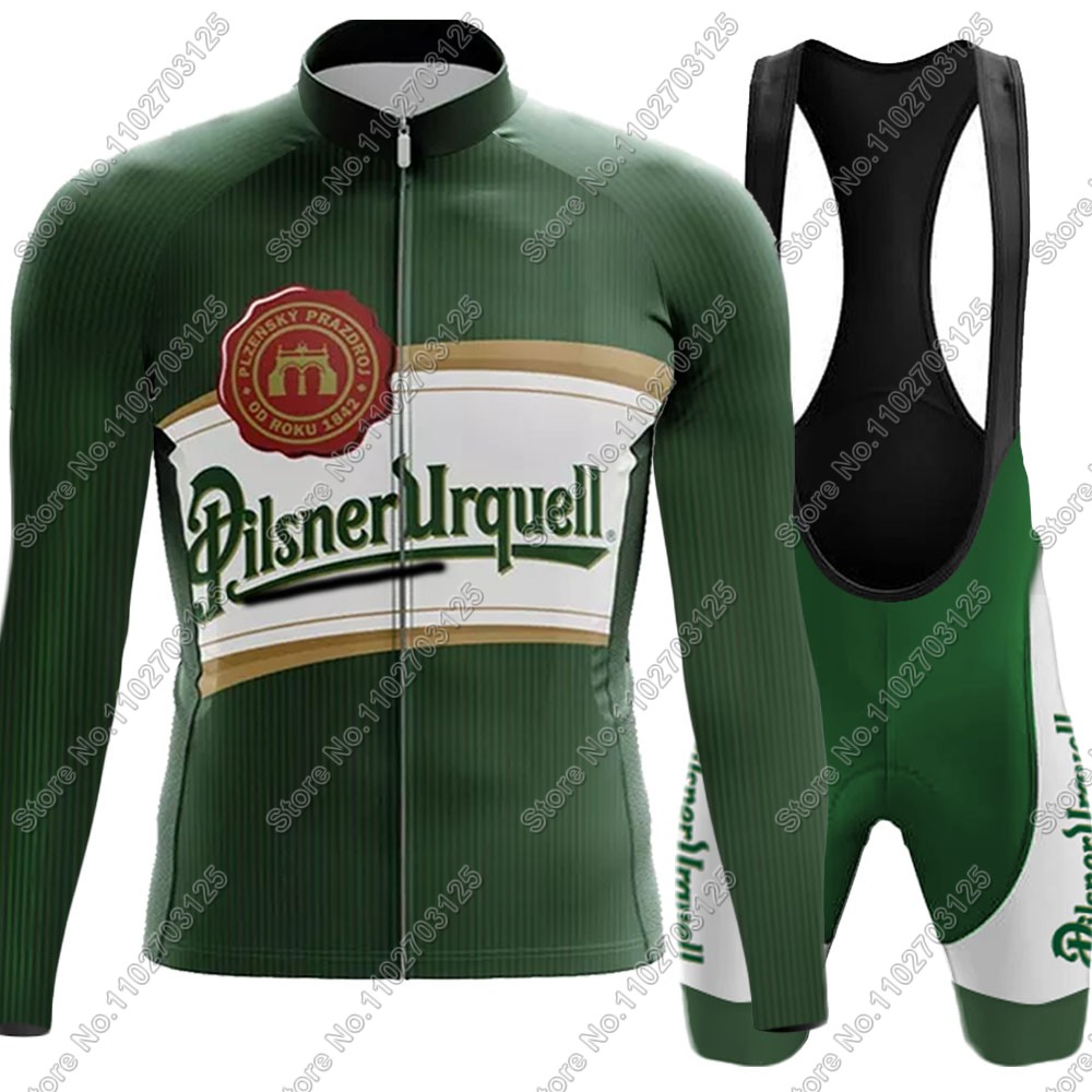 Cycling Commuter Pants - 2025 ドリンクビールサイクリングジャージセット夏チェコ長袖服シャツロードパンツビブショーツバイクスーツ MTB マイヨ