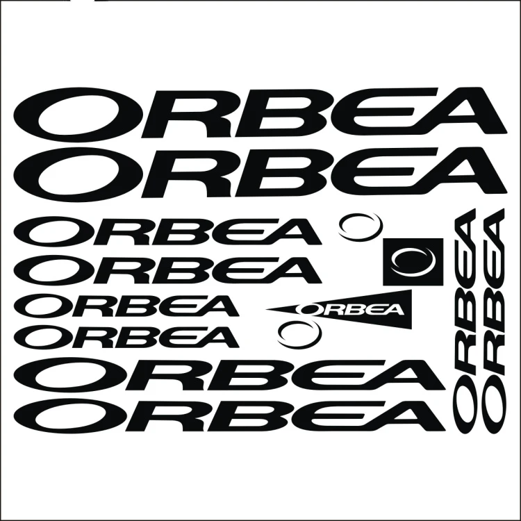 Cycling Quote - Orbea-マウンテンバイク用の装飾ステッカー,DIY,サイクリングアクセサリー,32cm x 20cm, 1セット