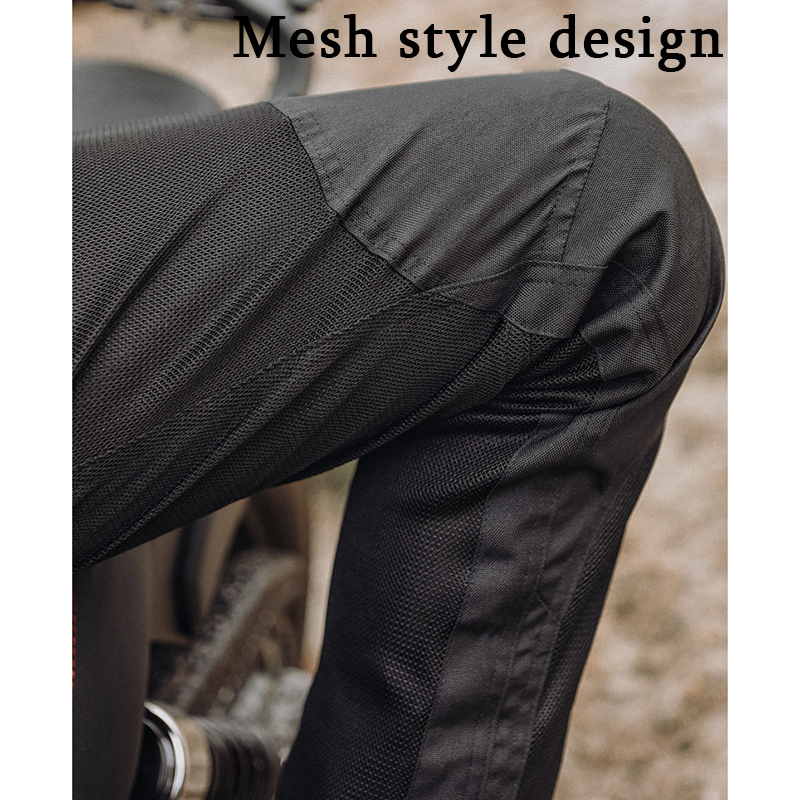 夏メッシュオートバイパンツ男性オフロードモトクロスレーシング - Cycling Commuter Pants のレビューと価格