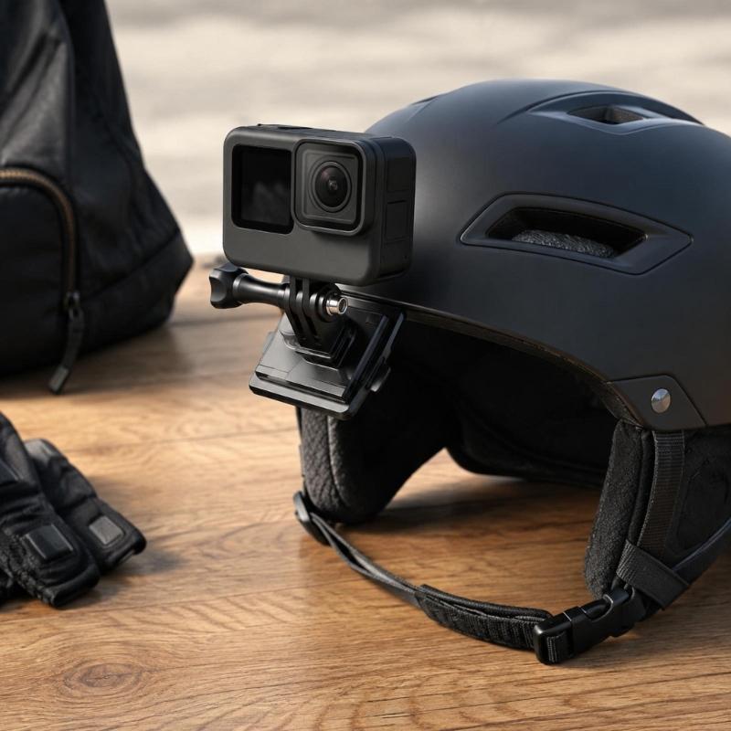 Q6PA アクション カメラ ヘルメット マウント、金属レー - Commute Cycling Helmet のレビューと価格
