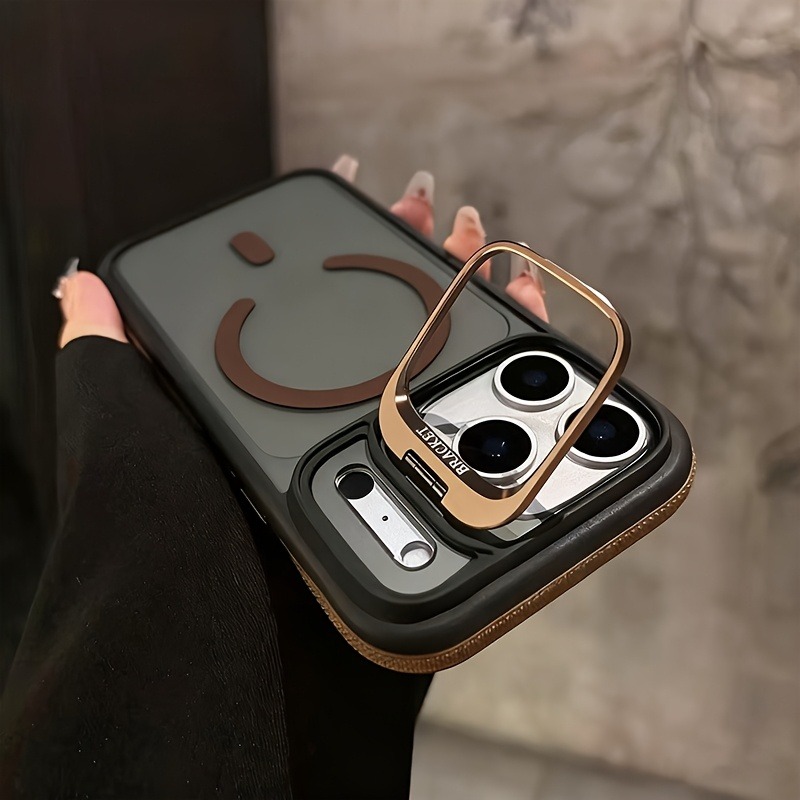 高級マットクリアバックマグネット式スマホケース、調整可能なキ - Kickstand Adjustable のレビューと価格