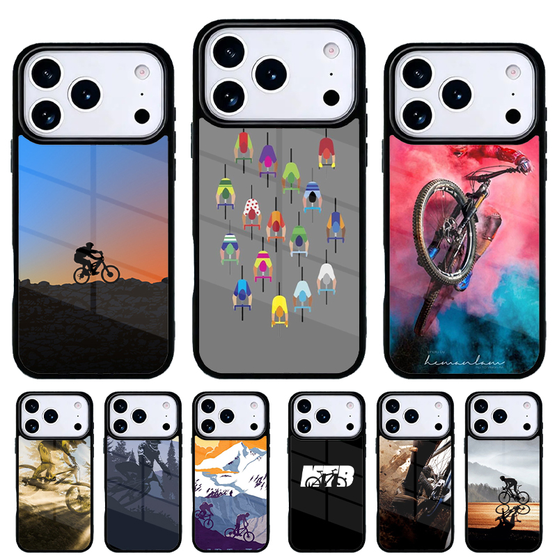 マウンテンバイクサイクリングソフトフォンケース iPhone - Cycling Quote のレビューと価格