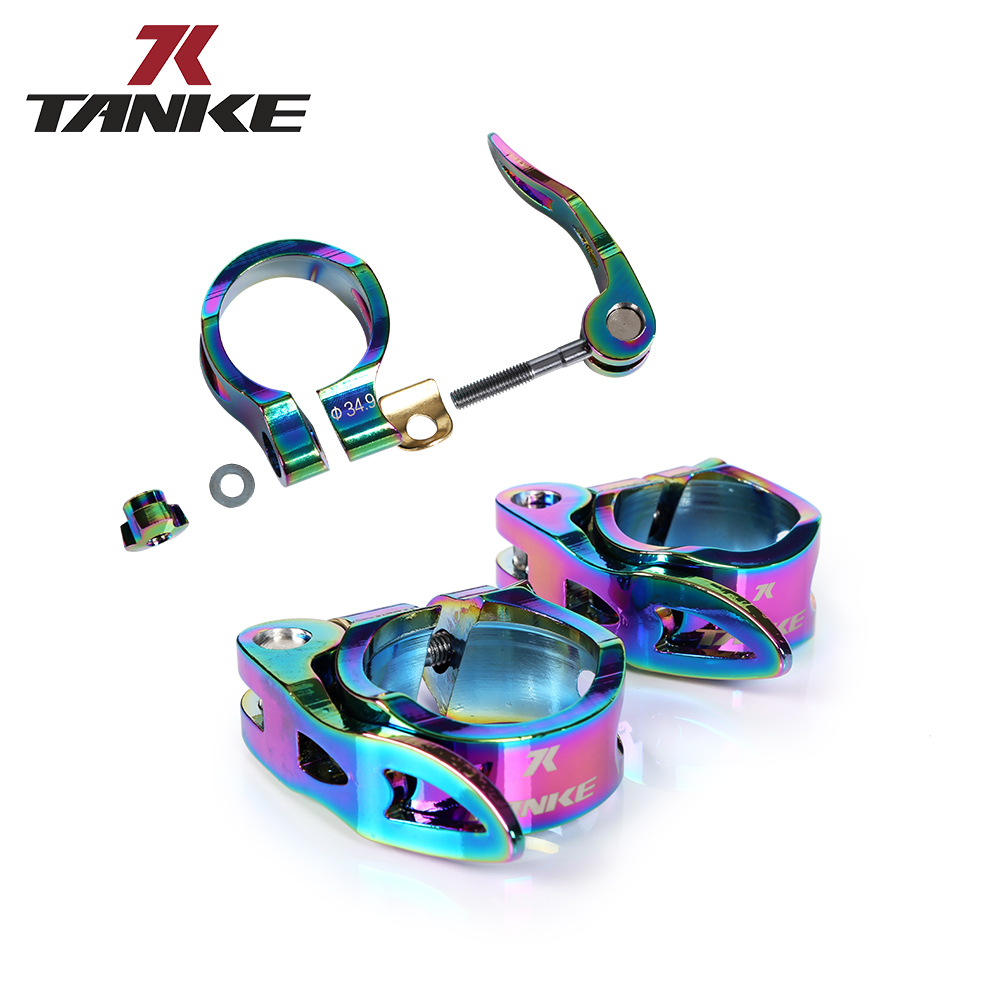 タンケ-クイックリリースシートポストクランプ、アルミニウムチ - Commuting By Bike のレビューと価格