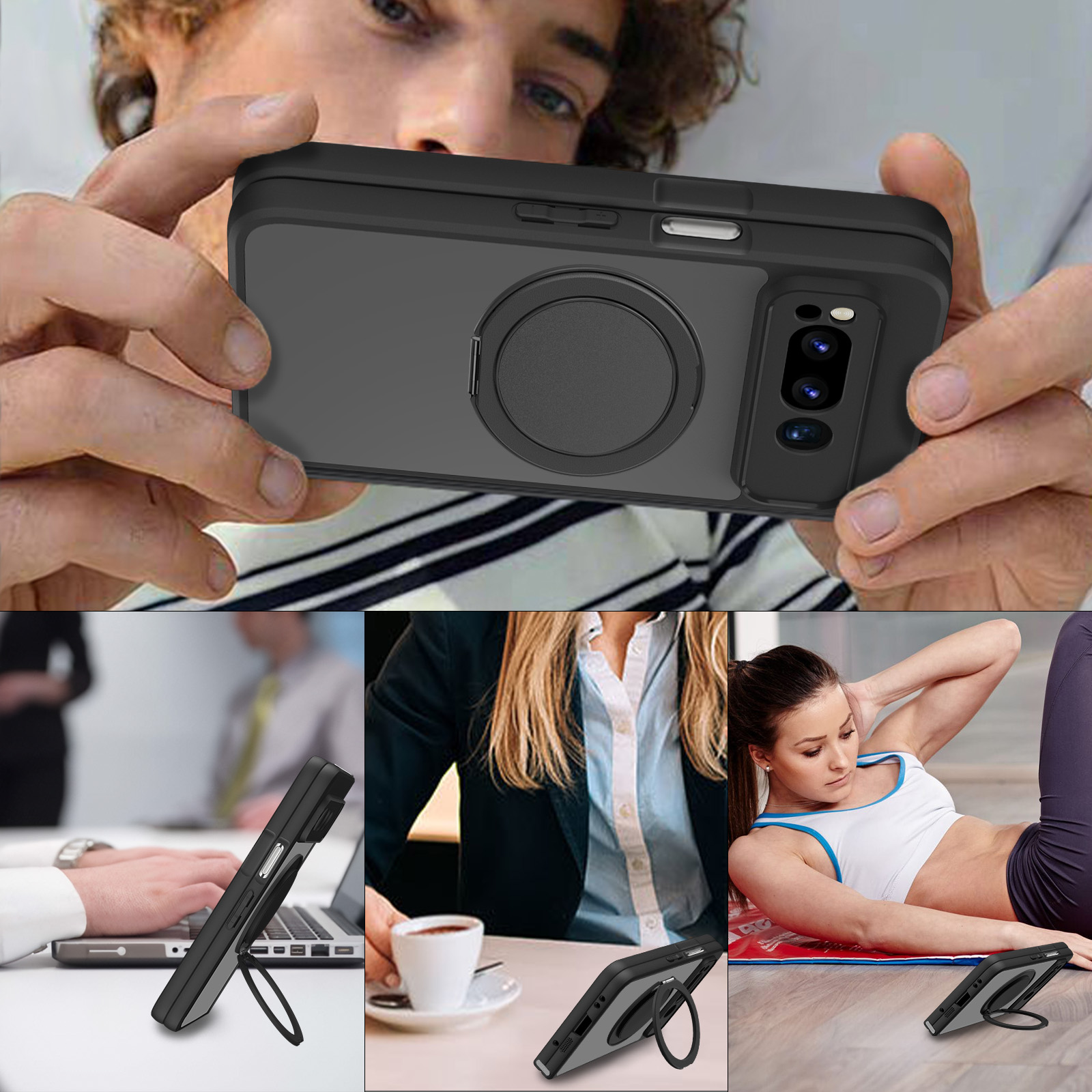 Google Pixel Fold ケース マグネット式 キ - Kickstand Adjustable のレビューと価格
