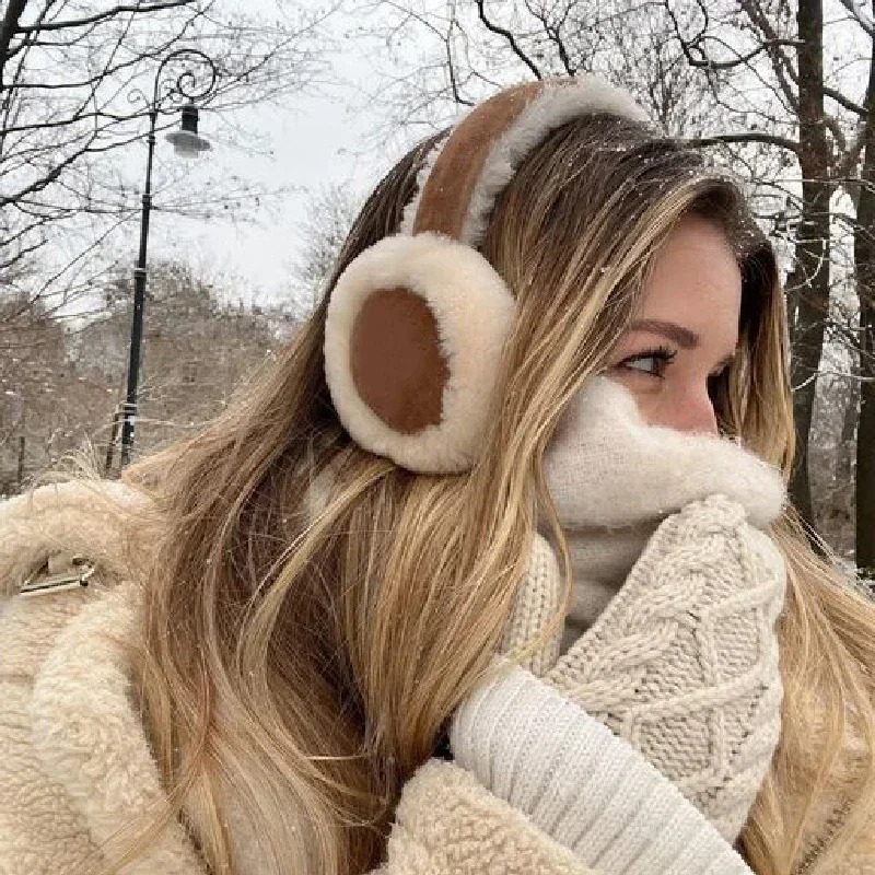 1-3個入り 冬用イヤーマフ 女性用 フリース裏地付き 折り - Winter Cycling Commute のレビューと価格