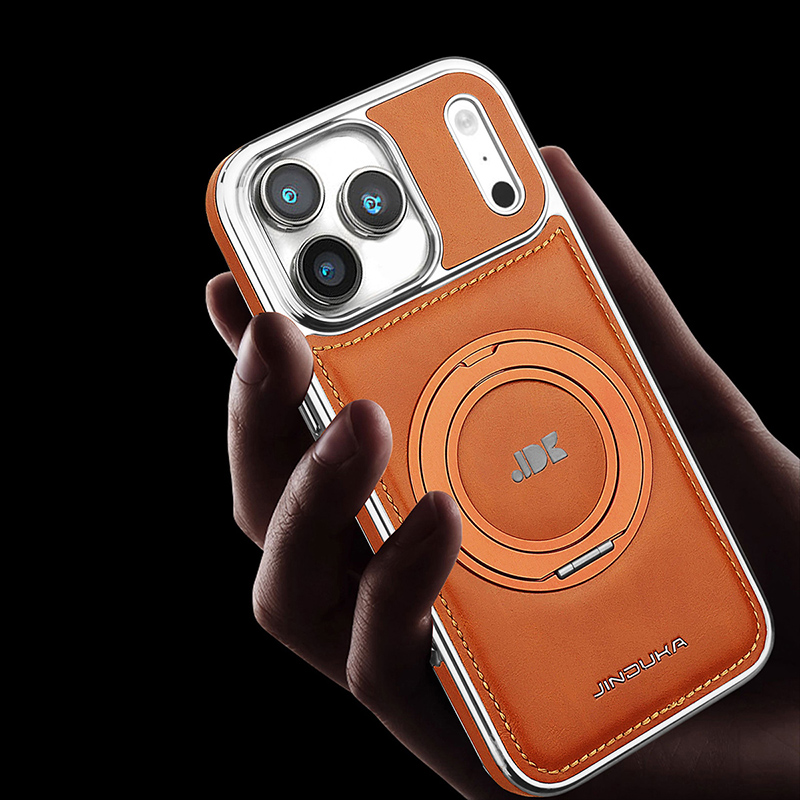 高級マグネット式360度回転キックスタンド付きレザー製iPh - Kickstand Adjustable のレビューと価格