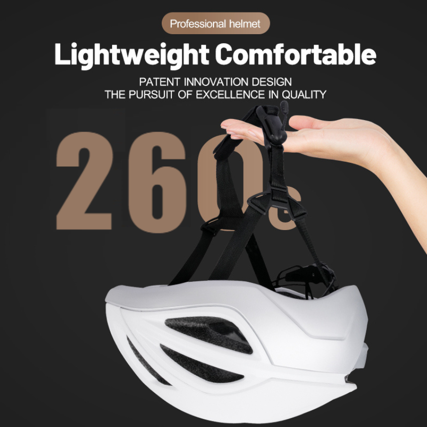 LEDリアライト付きスマートバイクヘルメット USB充電式  - Commute Cycling Helmet のレビューと価格