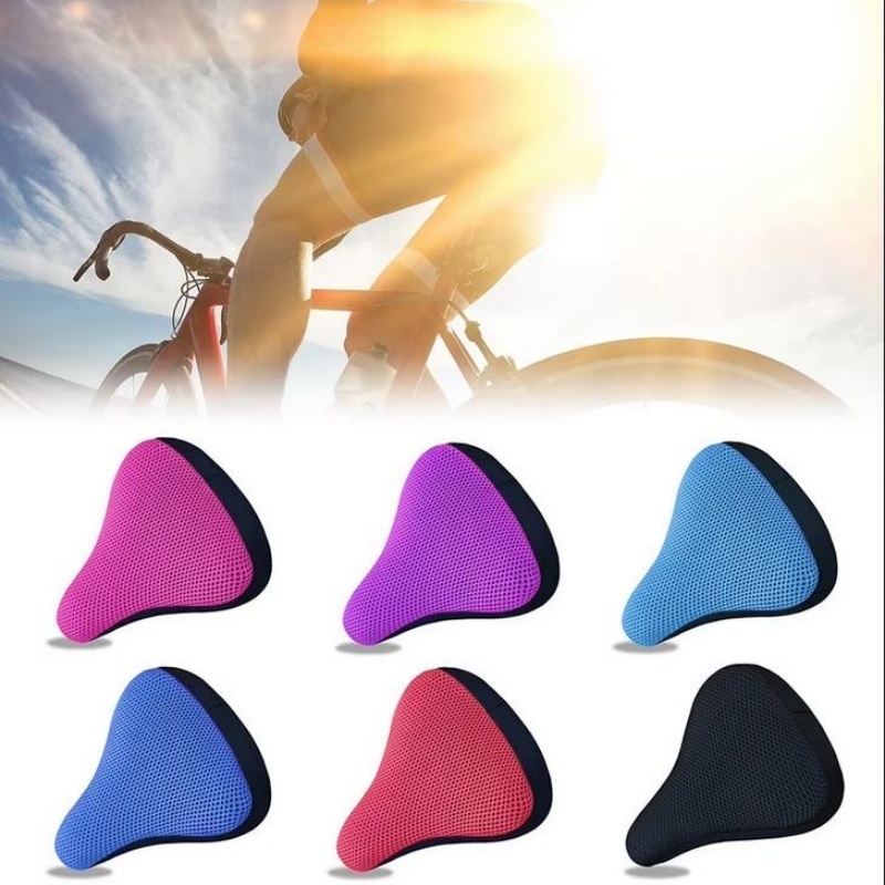 1PC 3D ソフトシリコン自転車シートクッション通気性快適 - Commuting By Bike のレビューと価格